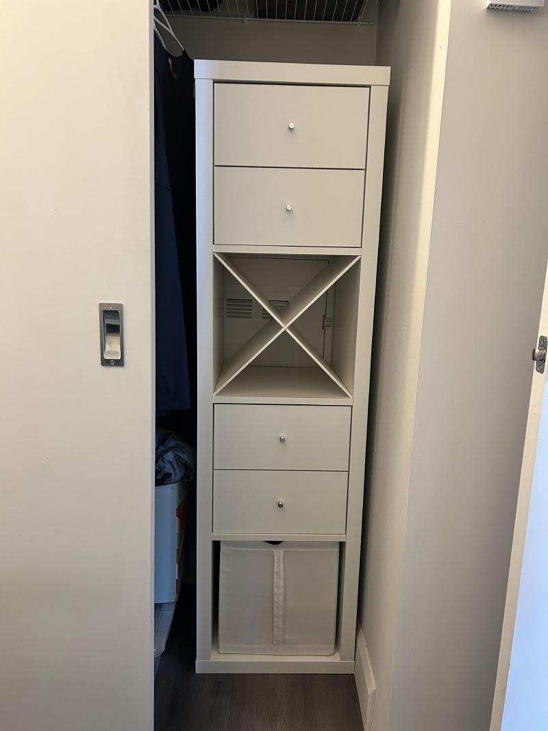 1x4 Shelving Unit with Drawers & Inserts