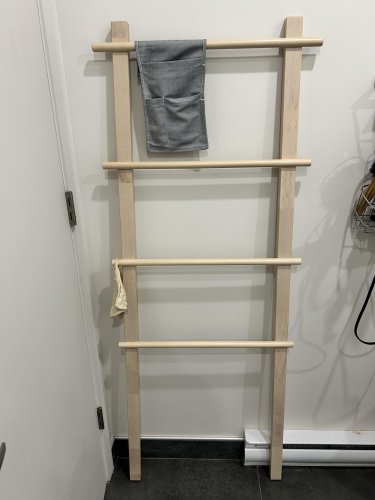 Towel Ladder / Échelle porte-serviettes (IKEA Vilto)